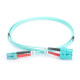 Patchcord światłowodowy FO LC-SC MM 50/125 OM3 duplex LSOH 1m