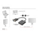 Konwerter/adapter audio-video VGA do HDMI, 1080p FHD, z audio 3.5mm MiniJack