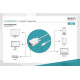 Kabel adapter Displayport 1080p 60Hz FHD Typ miniDP/DVI-D (24+1) M/M biały 2m