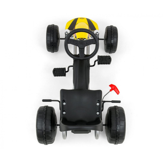 Gokart na pedały Viper Yellow