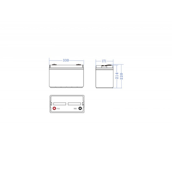 Akumulator AGM 12V 90Ah