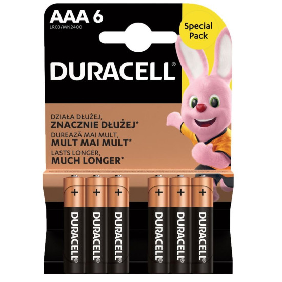 Bateria AAA/LR3 blister 6 sztuk