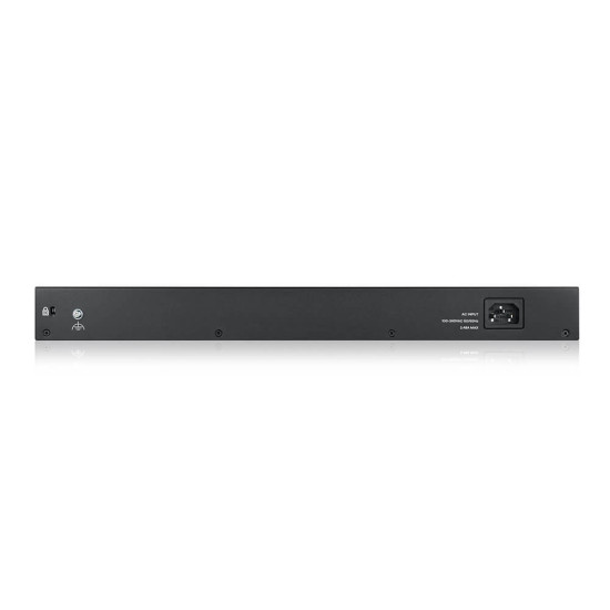 Przełącznik zarządzalny GS1900-48HP v2, 48-port GbE L2 Smart Switch 170W rack            GS1900-48HPv2 
