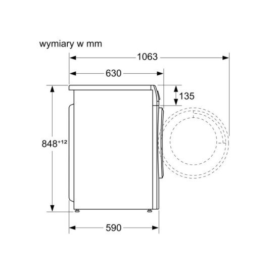 Pralko-suszarka WNA13401PL
