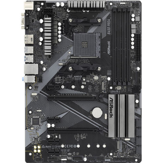 Płyta główna B450 PRO4 R2.0 AM4 4DDR4 DP/HDMI M.2 USB3.2 ATX 