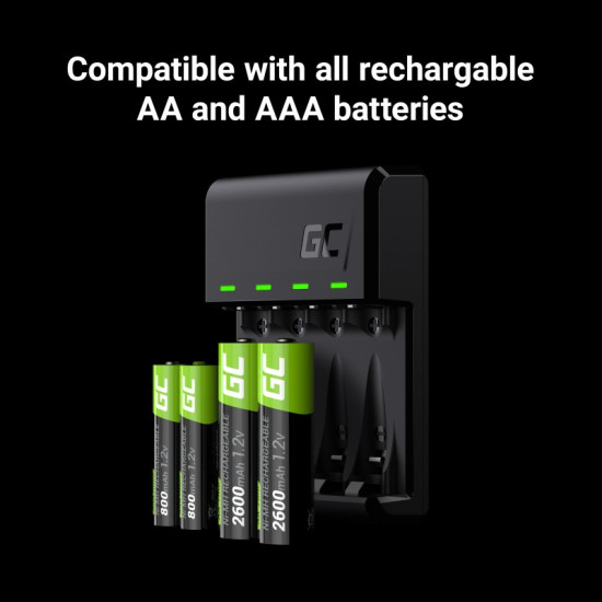 Ładowarka VitalCharger 4xBaterie  AA 2000mAh