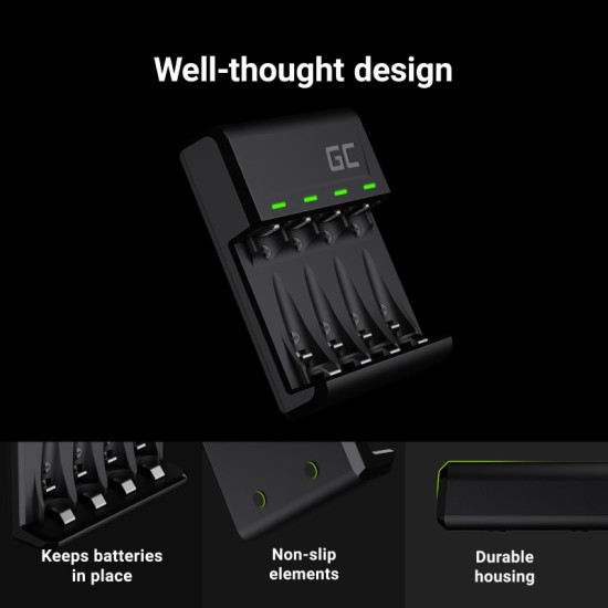 Ładowarka VitalCharger 4xBaterie  AA 2000mAh