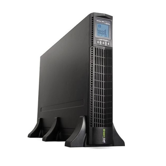 Zasilacz awaryjny UPS do szaf serwerowych RTII 1000VA 900W z wyświetlaczem LCD