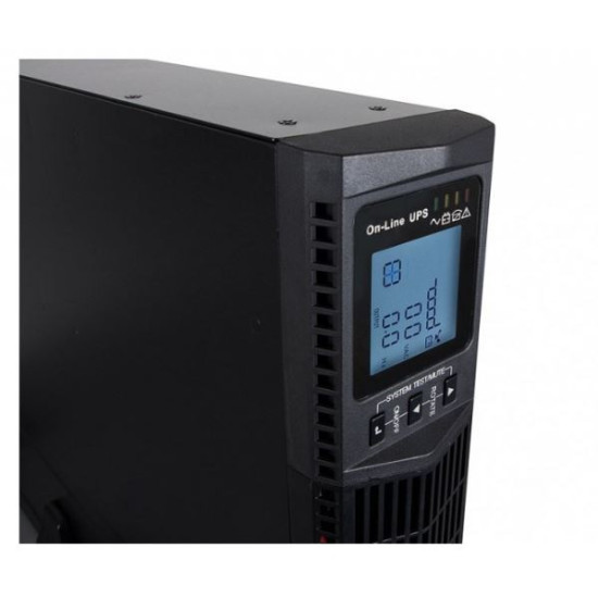 Zasilacz awaryjny UPS do szaf serwerowych RTII 1000VA 900W z wyświetlaczem LCD