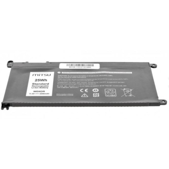 Bateria do Dell Vostro 14 (5468), Inspiron 15 (5568) 2200 mAh (25 Wh) 11.4 Volt
