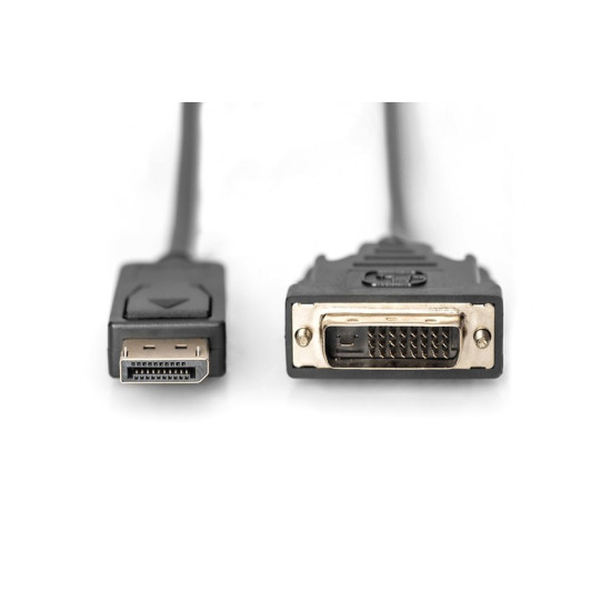 Kabel DisplayPort z zatrzaskiem 1080p 60Hz FHD Typ DP/DVI-D (24+1) M/M 2m