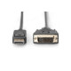 Kabel DisplayPort z zatrzaskiem 1080p 60Hz FHD Typ DP/DVI-D (24+1) M/M 2m