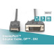 Kabel DisplayPort z zatrzaskiem 1080p 60Hz FHD Typ DP/DVI-D (24+1) M/M 2m