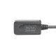 Przedłużacz/Extender USB 2.0 HighSpeed Typ USB A/USB A M/Ż aktywny, czarny 5m