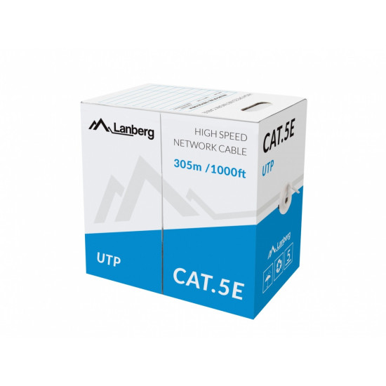 Kabel UTP Kat.5e DRUT CCA LCU5-10CC-0305-O Pomarańczowy