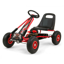 Gokart na pedały Thor Czerwony