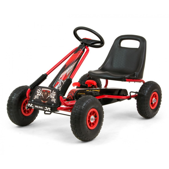 Gokart na pedały Thor Czerwony