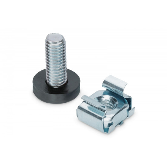 Śruby montażowe M6 19.8mm, nakrętki i podkładki do komponentów RACK 10