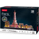 Puzzle 3D LED City Line Paryż