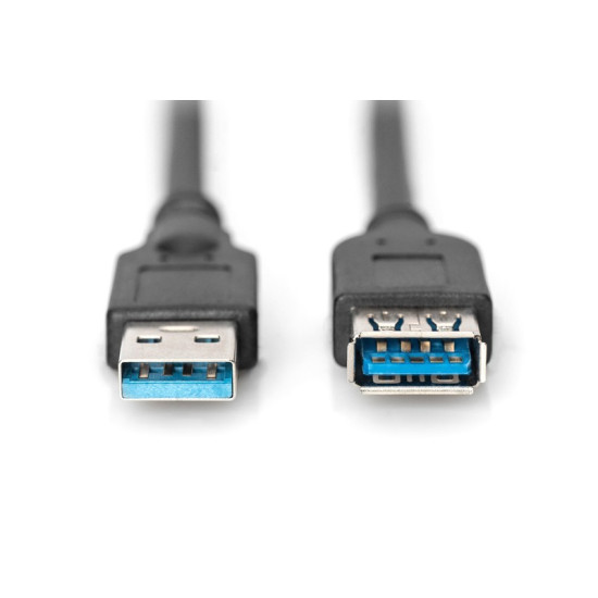 Kabel przedłużający USB 3.1 Gen.1 SuperSpeed 5Gbps Typ USB A/USB A M/Ż czarny 1,8m