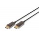 Kabel połączeniowy hybrydowy AOC DisplayPort 1.4 8K/60Hz UHD DP/DP M/M 20m Czarny