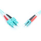 Patchcord światłowodowy FO LC-SC MM 50/125 OM3 duplex LSOH 2m