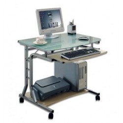 Biurko komputerowe szkło