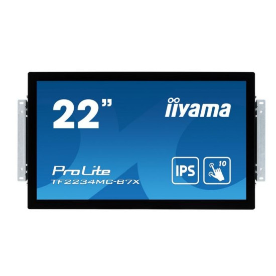 Monitor wielkoformatowy 21.5 cala TF2234MC-B7X IPS,POJ.10PKT.HDMI,DP.VGA,IP65,7H 