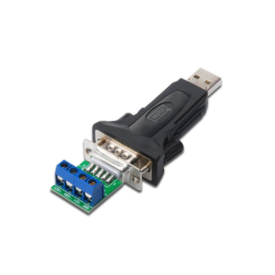 Konwerter/Adapter USB 2.0 do RS485 (DB9) z kablem USB A M/Ż dł. 80cm