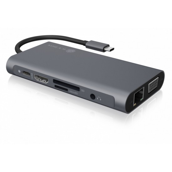 Stacja dokująca IB-DK4040-CPD TYPE-C z dwoma interfejsami wideo 