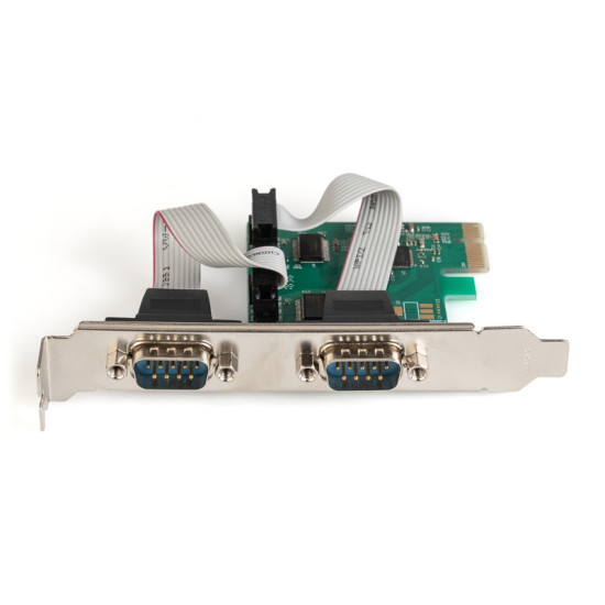 Karta rozszerzeń/Kontroler RS232 PCI Express, 2xDB9, Low Profile, Chipset: MCS9901