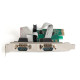 Karta rozszerzeń/Kontroler RS232 PCI Express, 2xDB9, Low Profile, Chipset: MCS9901