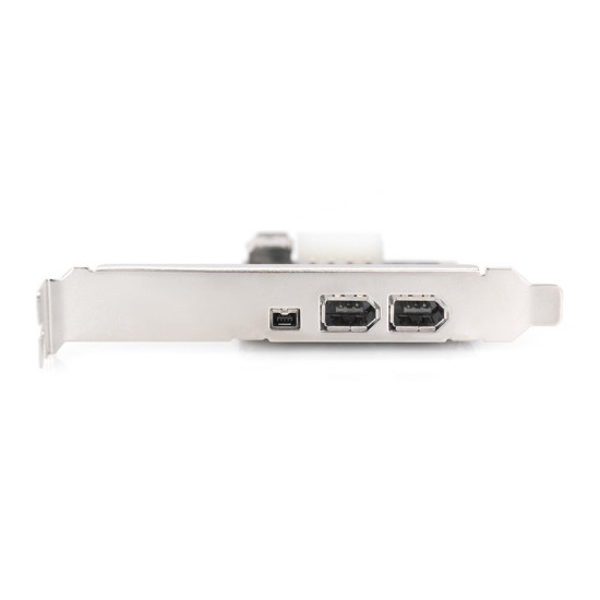 Karta/Kontroler Firewire (400) PCI Exp., 2xZew. 1xZew.(Mini) IEEE1394a 6pin+Mini,Low Profile,VT6308P