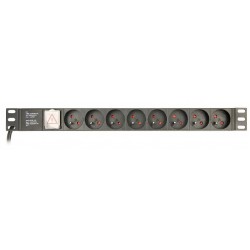 Listwa zasilająca rack 8 x French socket/3m 