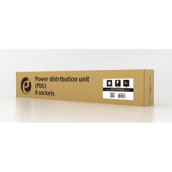 Listwa zasilająca rack 8 x French socket/3m 