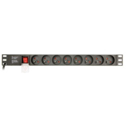 Listwa zasilająca rack 8 x French socket/3m 
