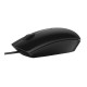 Mysz optyczna przewodowa USB MS116 czarna 