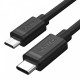 Kabel USB TYP-C DO microUSB 2.0; 1m; Y-C473BK 