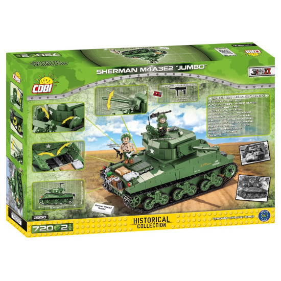 Klocki Sherman M4A3E2 Jumbo 