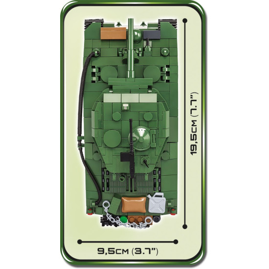 Klocki Sherman M4A3E2 Jumbo 