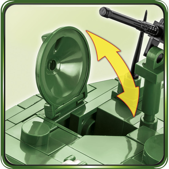 Klocki Sherman M4A3E2 Jumbo 