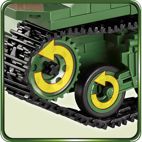 Klocki Sherman M4A3E2 Jumbo 