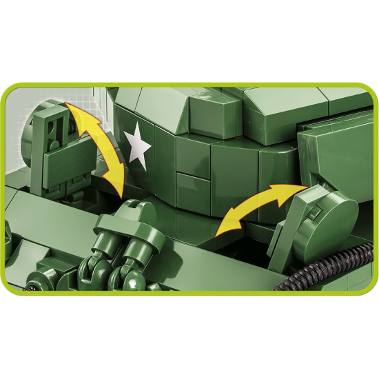 Klocki Sherman M4A3E2 Jumbo 