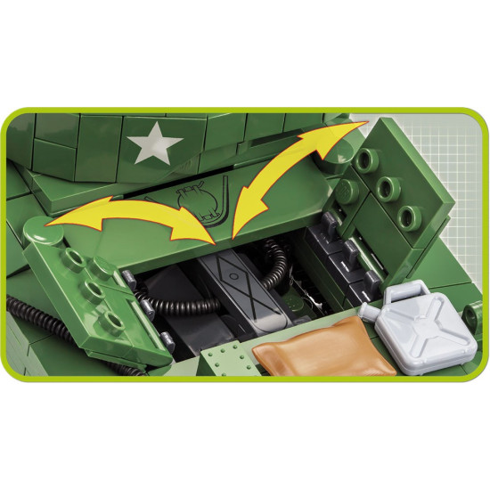 Klocki Sherman M4A3E2 Jumbo 