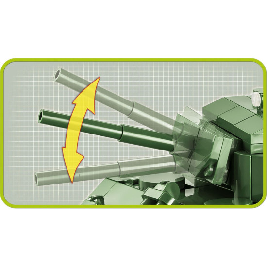 Klocki Sherman M4A3E2 Jumbo 