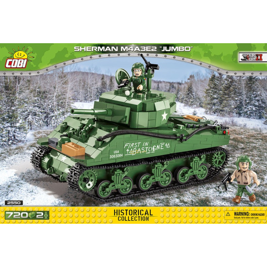 Klocki Sherman M4A3E2 Jumbo 