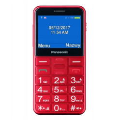 Telefon dla seniora KX-TU155 czerwony