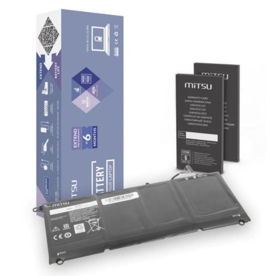 Bateria do Dell XPS 13 9360 6100 mAh (46 Wh) 7.6V