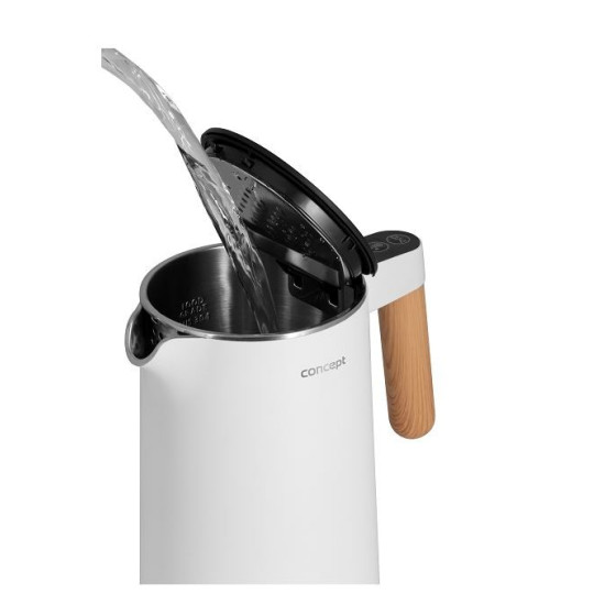 Czajnik 1,5 L double wall RK3300 biały 