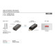 Mini Przedłużacz/Extender HDMI do 50m po skrętce Cat.6/7, 1080p 60Hz FHD, HDCP 1.2, z audio (zestaw)